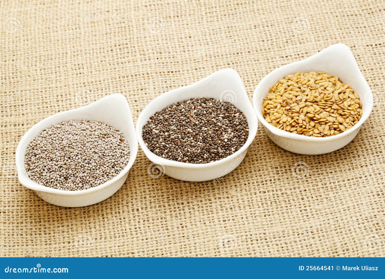 Chia and flax seed stock image. Image of supplement, chia 25664541