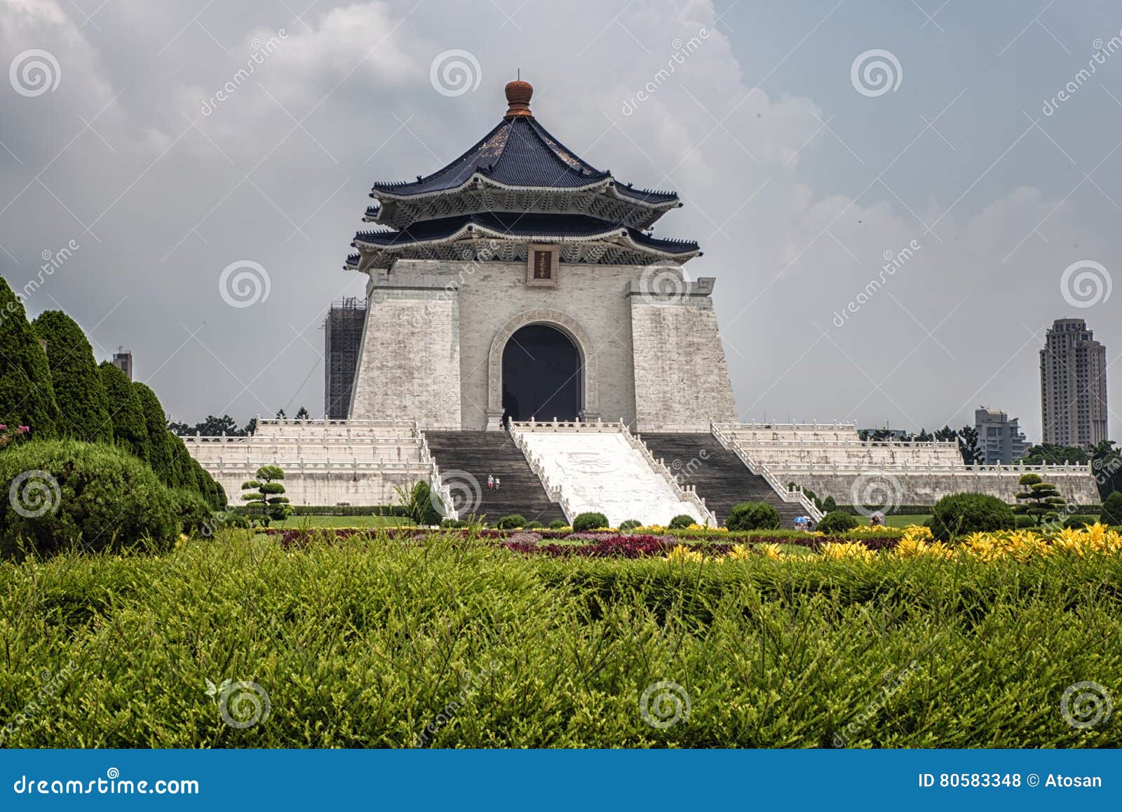 Chiang Kai-shek Nacional Memorial Hall Em Taipei, Taiwan Foto de Stock ...