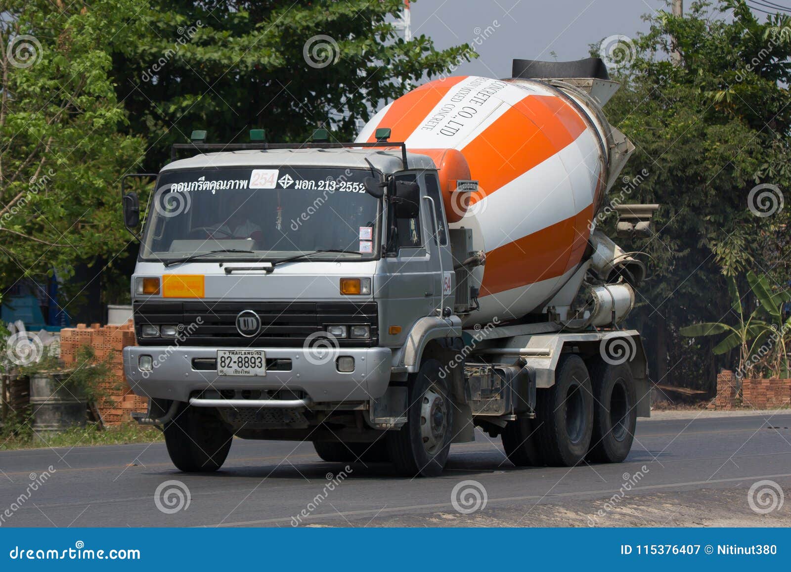 Cement Truck of PPS Concrete Company Editorial Photography - Image of