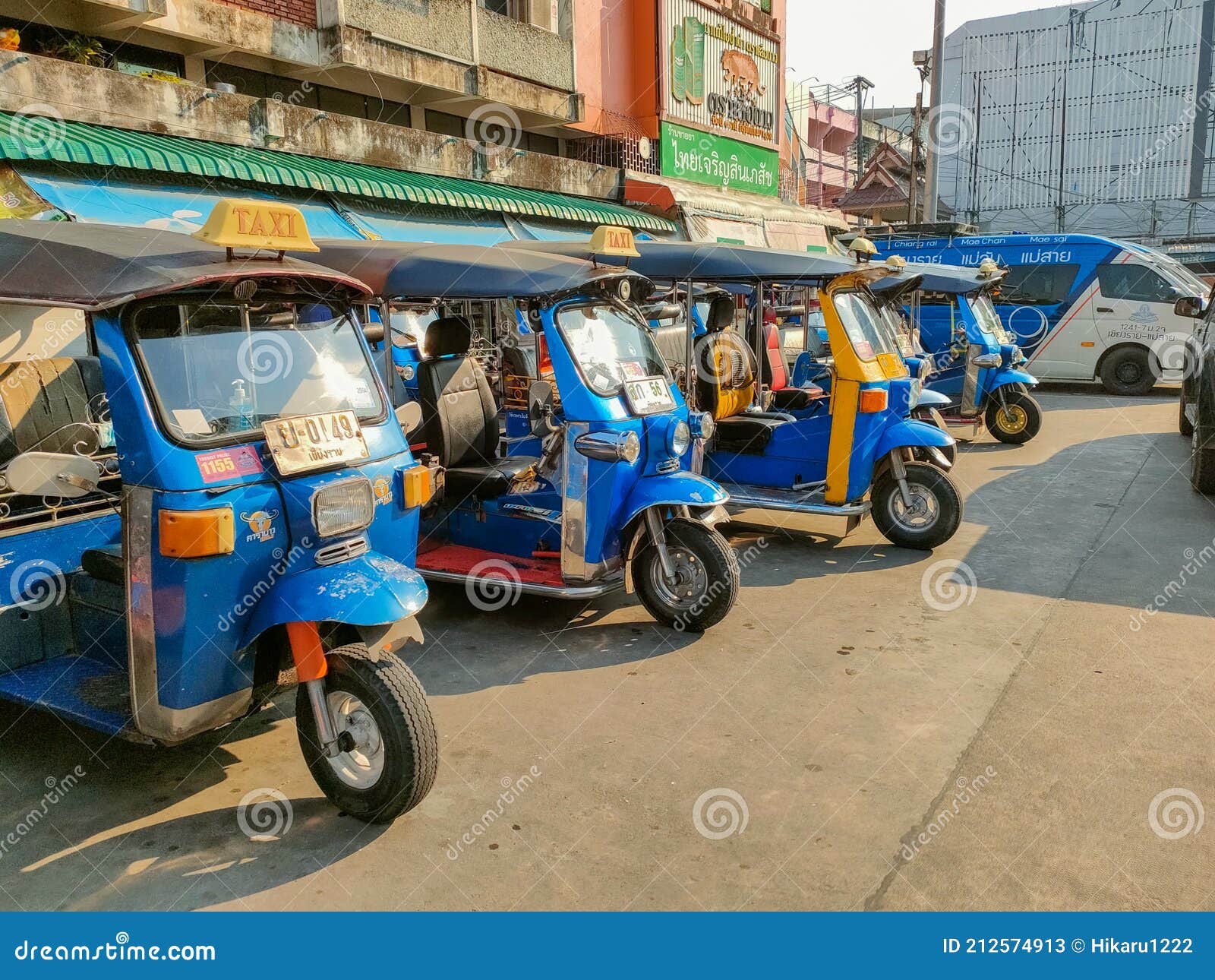 The Tuk Tuk at Chiang Rai Bus Terminal 1 in Chiang Rai City Centre Editorial Stock Photo Image