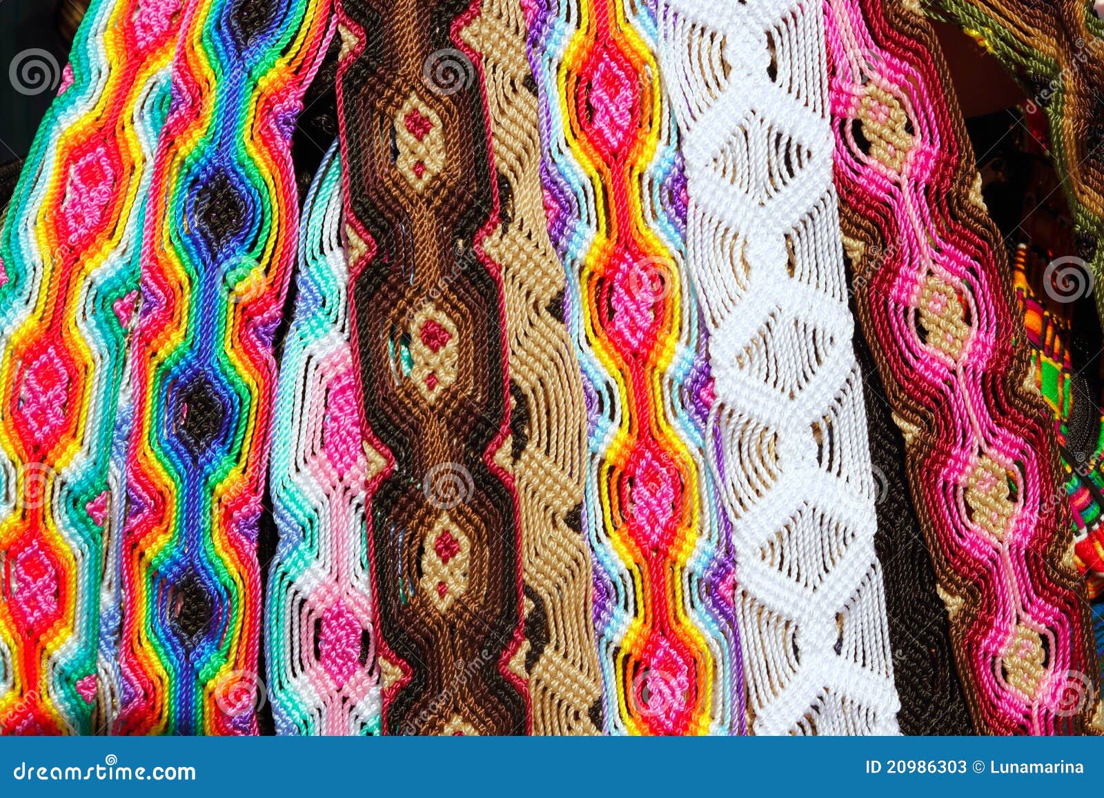 chiapas mexico handcrafts belts colorful bracelets