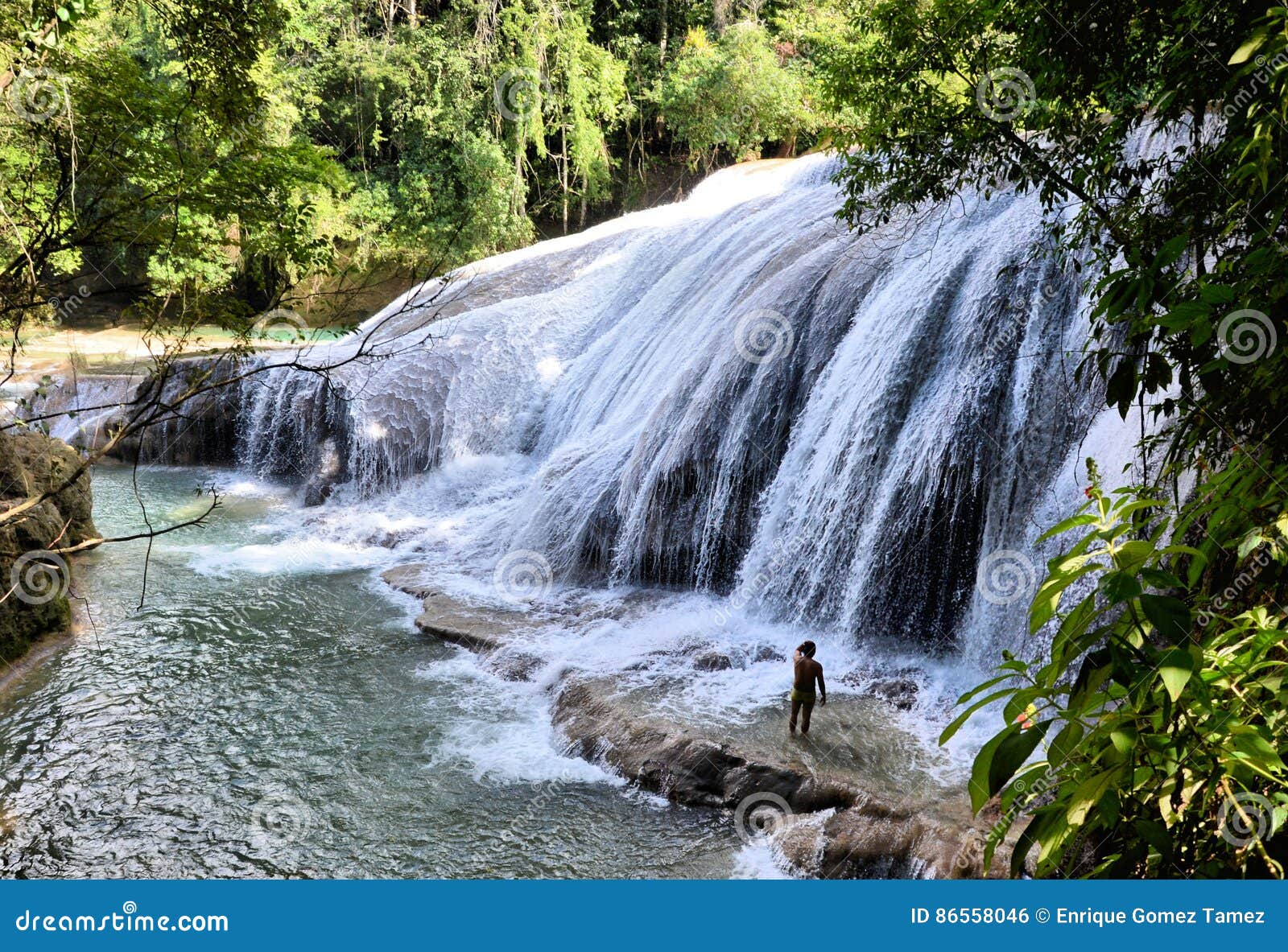 chiapas waterfall