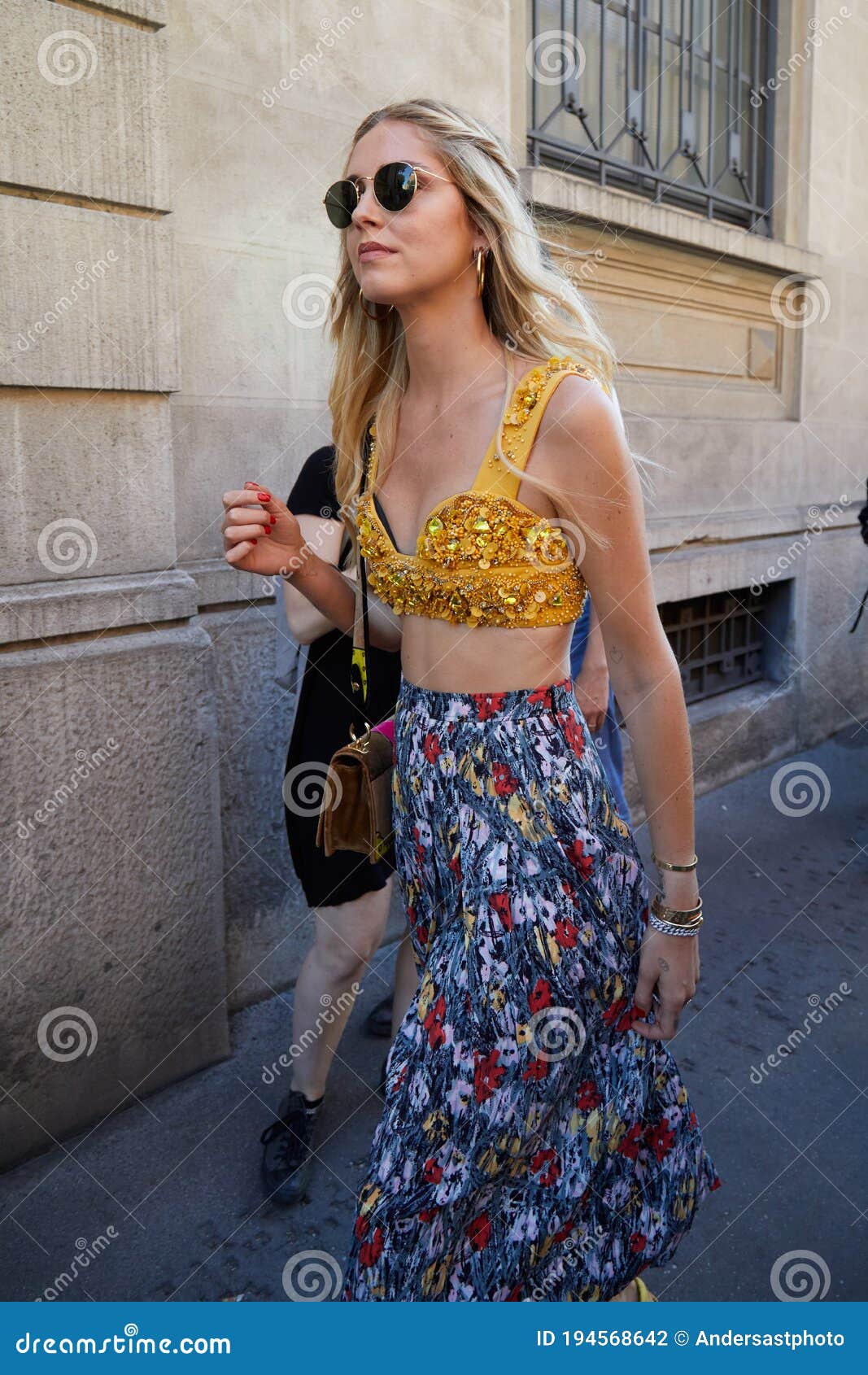 Chiara Ferragni Bag Detail Editorial Stock Photo - Stock Image