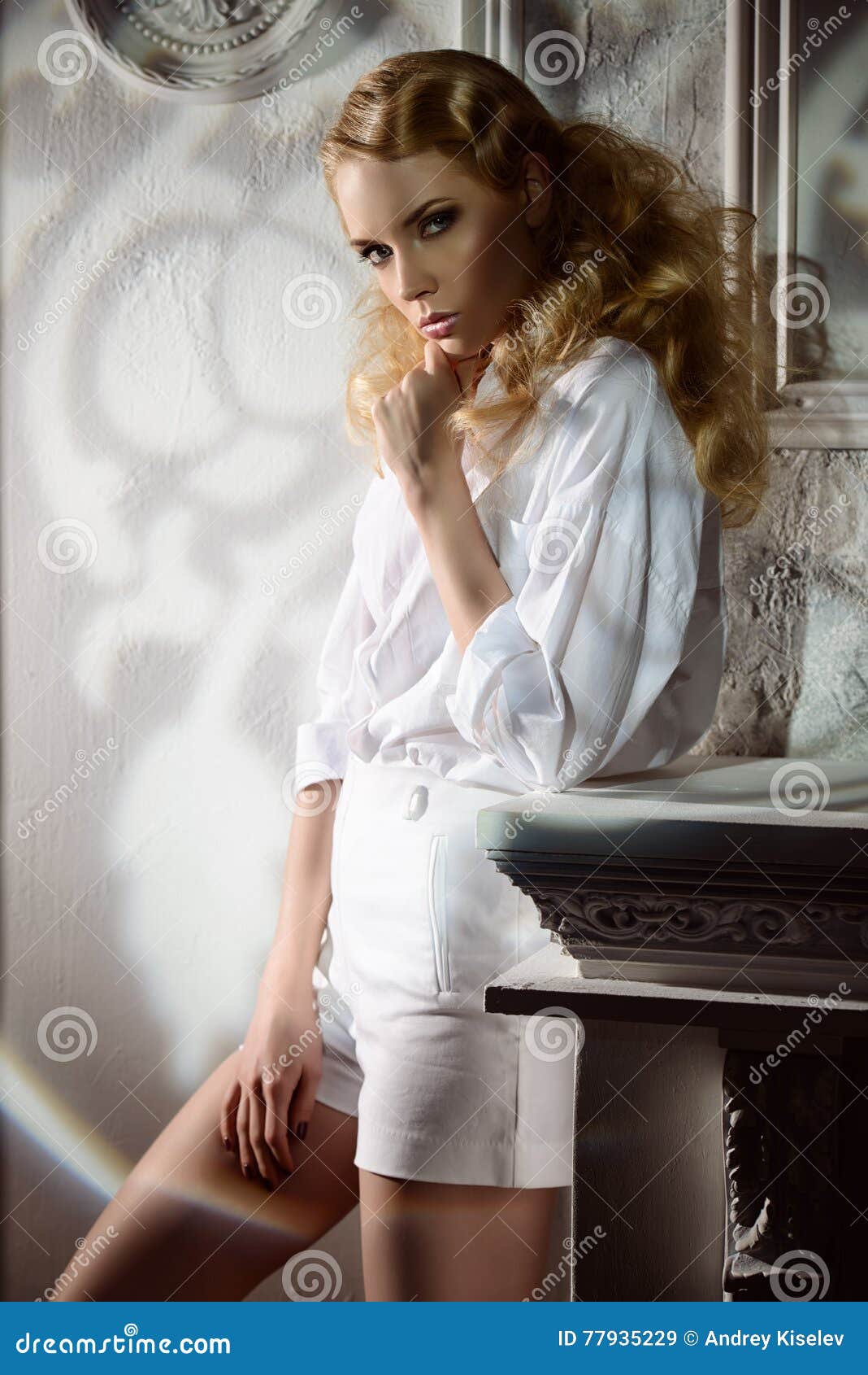 Chiaroscuro Portrait Stock Image Image Of Caucasian 77935229