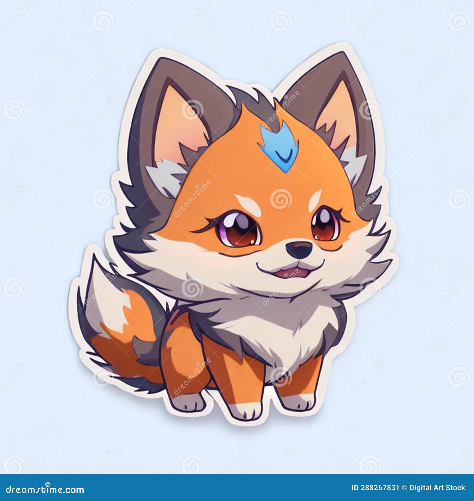 foxes drawing cute