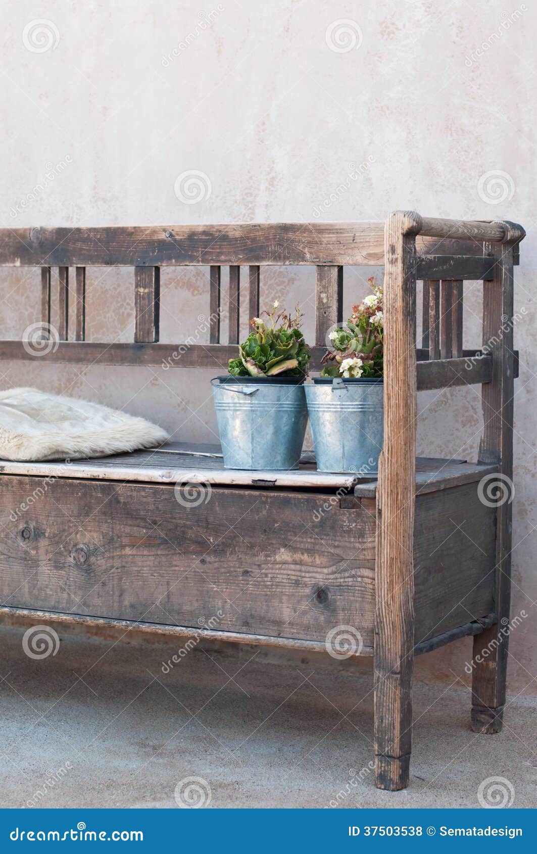 Chic bench stock photo. Image of wood, cushion, greek 37503538