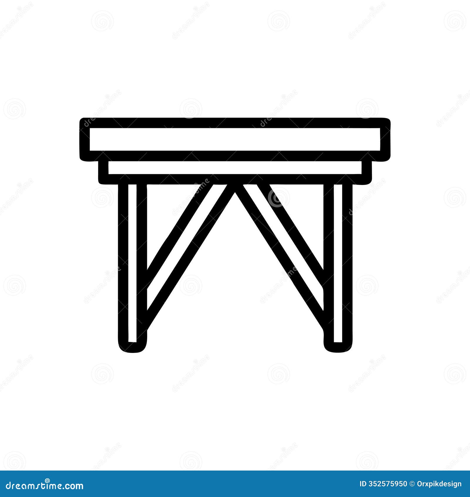 chic folding table for versatile use
