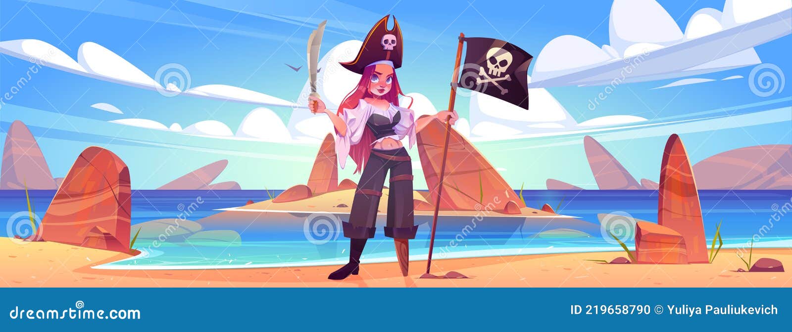 Disfraz para mujer linda pirata capitán