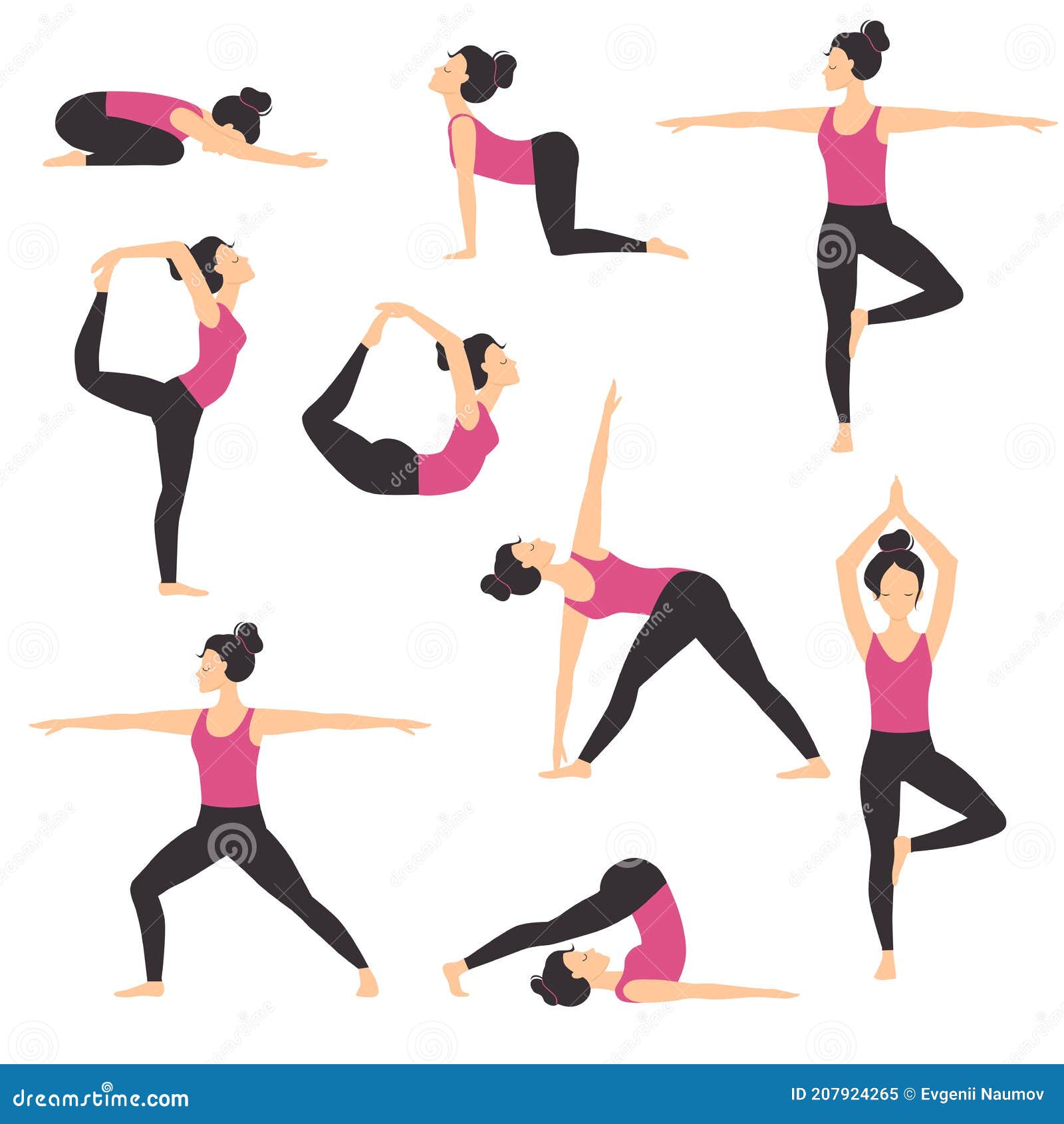 https://thumbs.dreamstime.com/z/chica-practicando-varias-posiciones-de-yoga-conjunto-delgado-deportivo-joven-mujer-entrenamiento-equilibrio-y-relajante-ejercicio-207924265.jpg