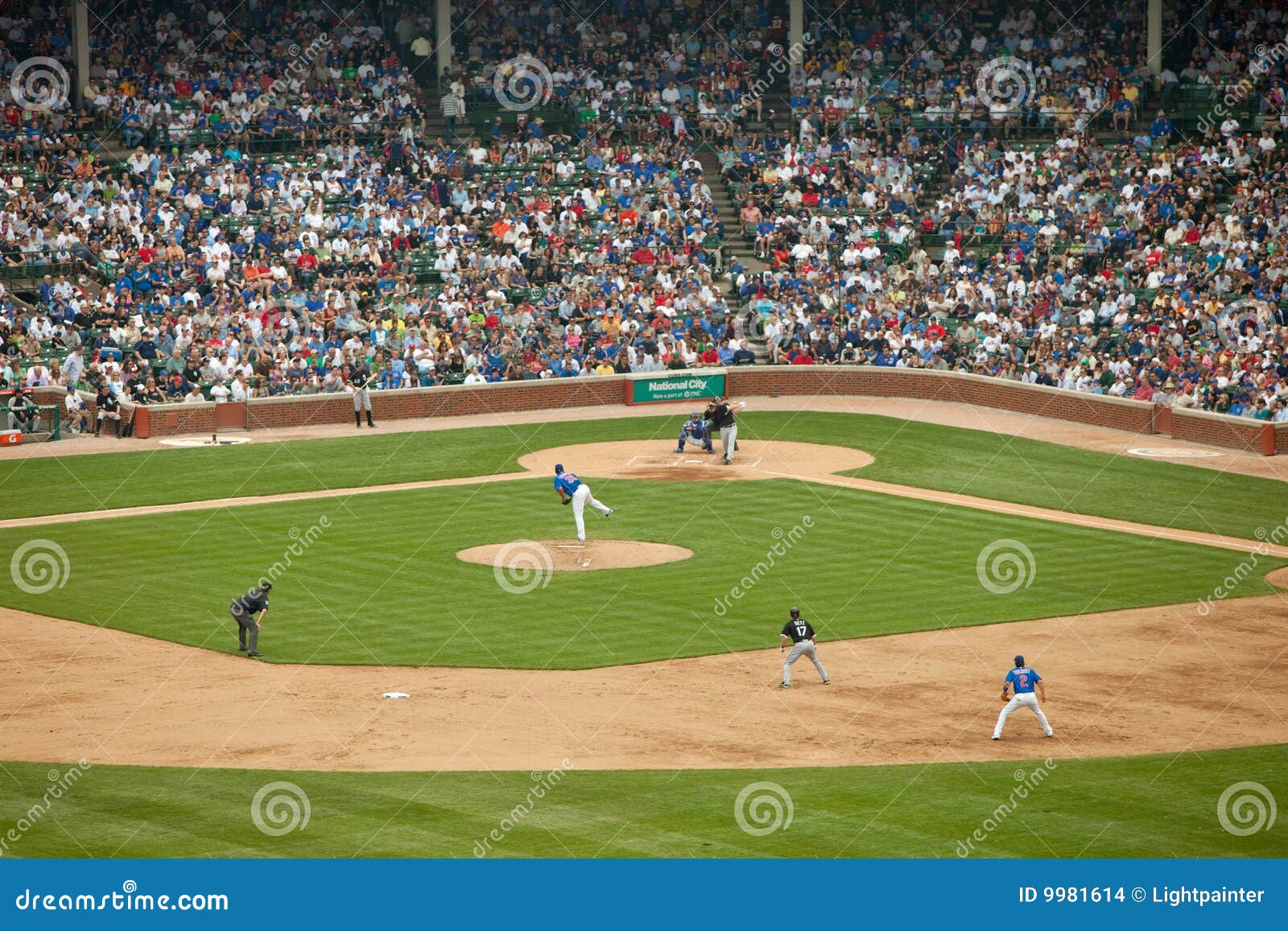 Chicago baseball editorial stock image. Image of field 9981614