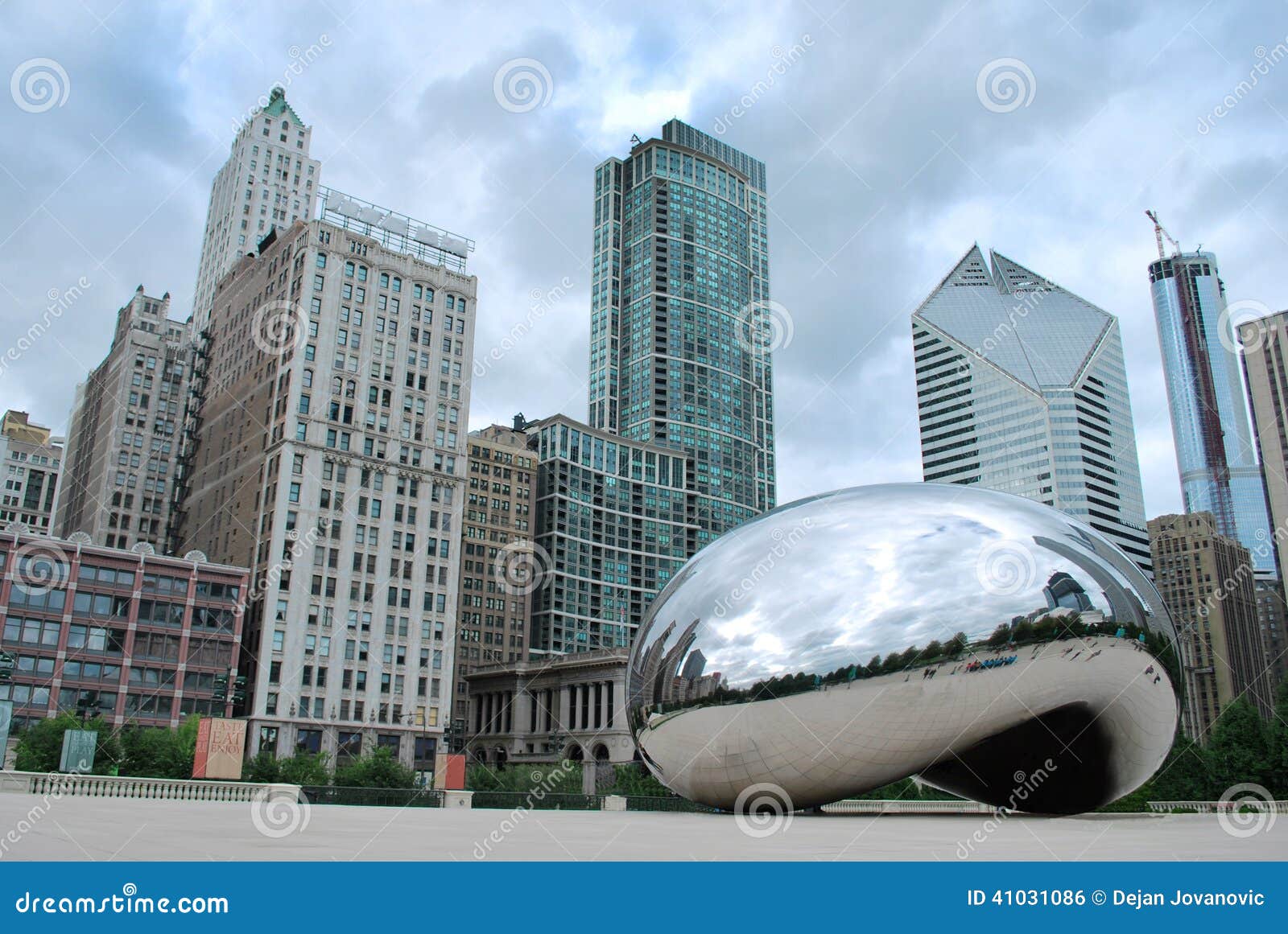 Chicago Bean Millennium Park Editorial Photo Image of micigan