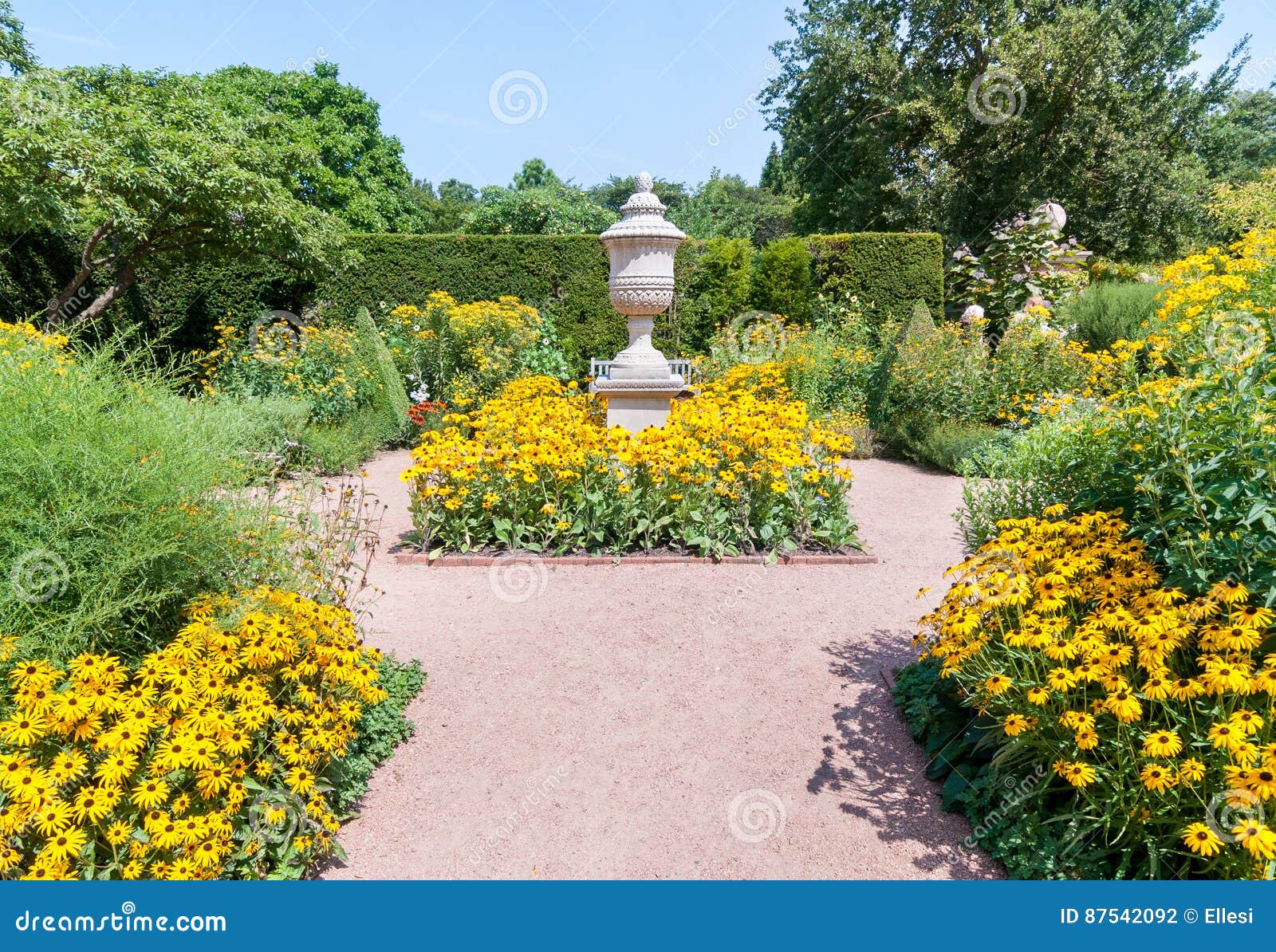 Chicago Botanic Garden Illinois Usa Stock Photo Image Of