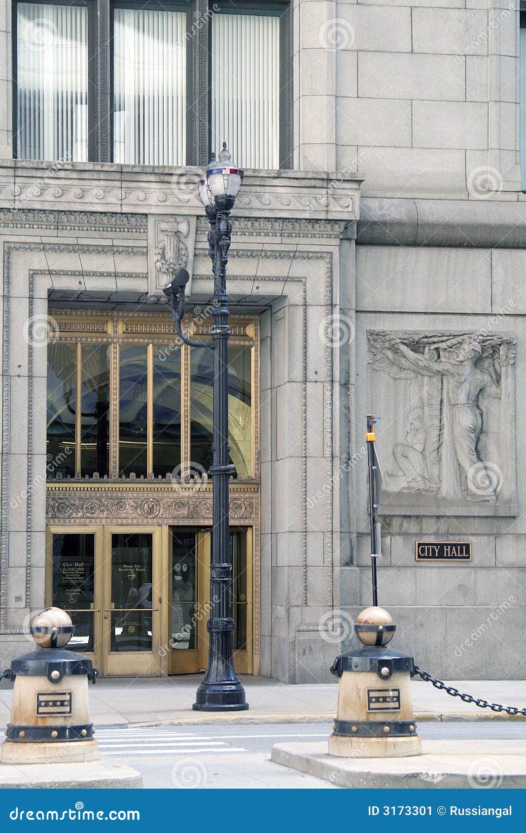 Chicago City Hall stock image. Image of cityhall, hall 3173301