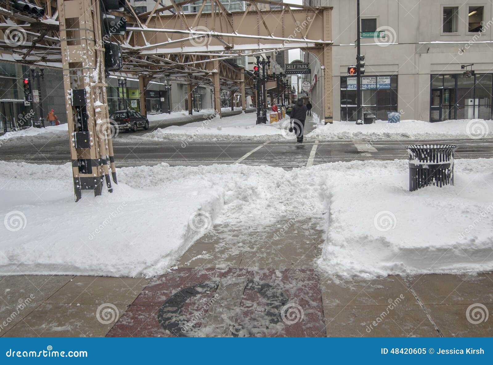 CHICAGO - FEBRUARY 2, 2011: the Morning after More Than 20 Inches of ...