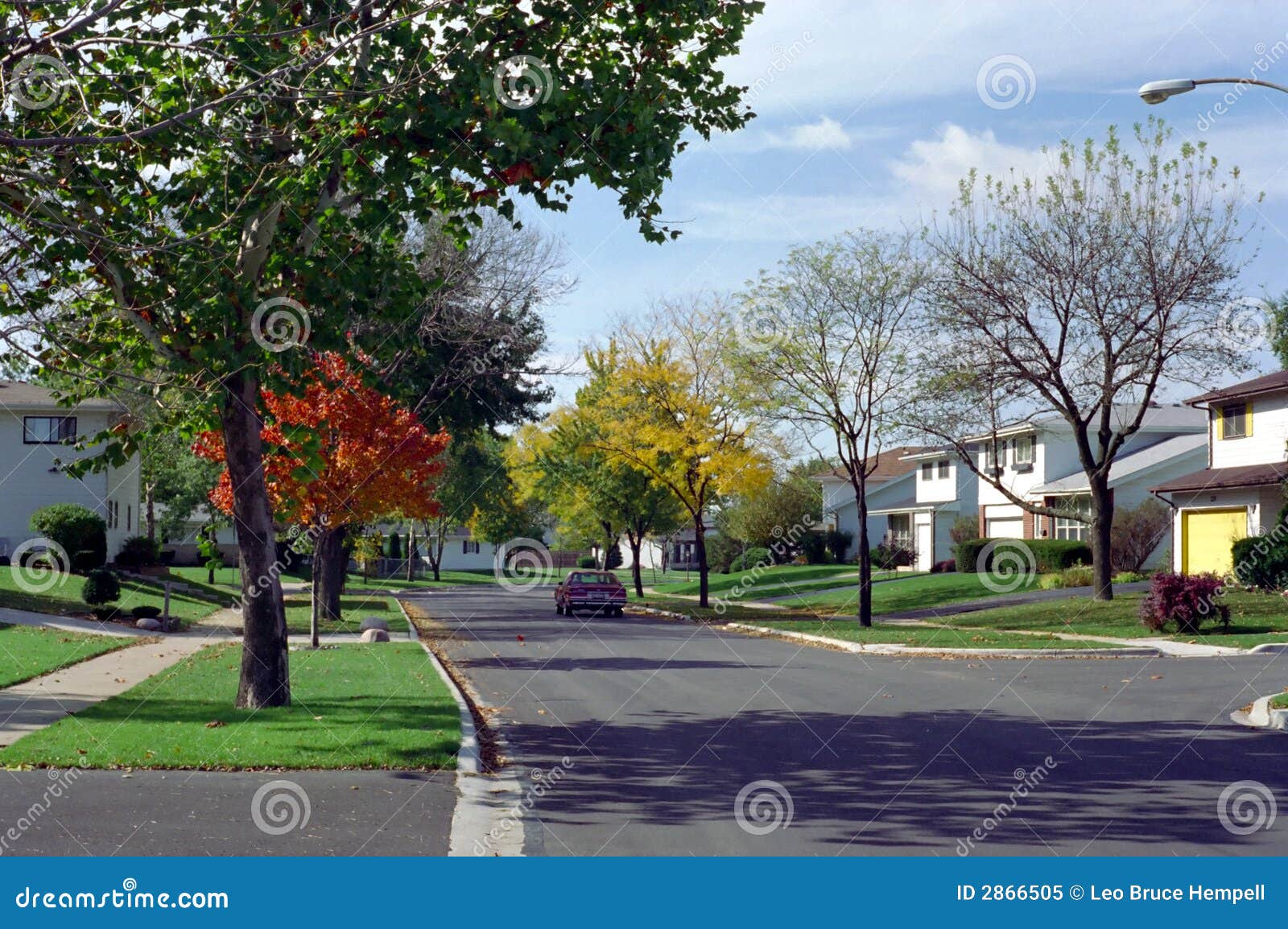 chicago illinois west suburb street usa