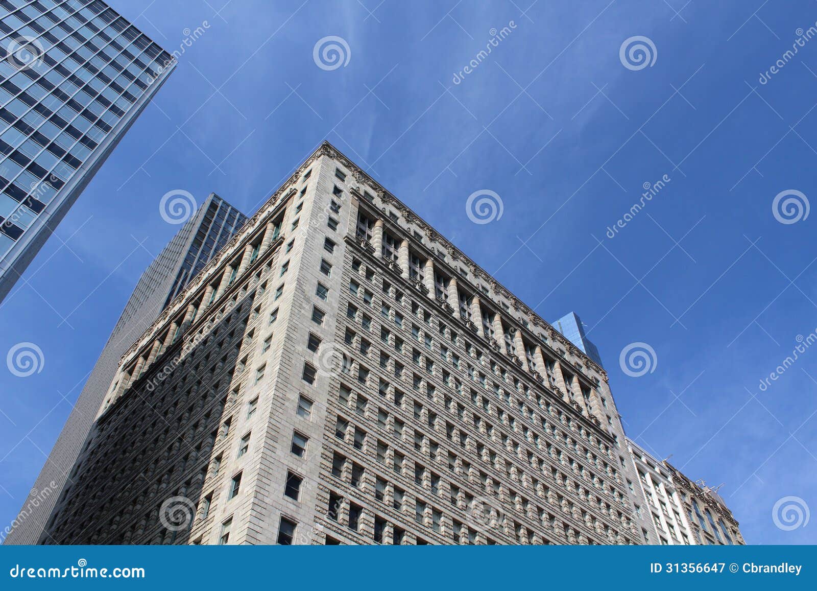 Chicago office buildings stock image. Image of center 31356647