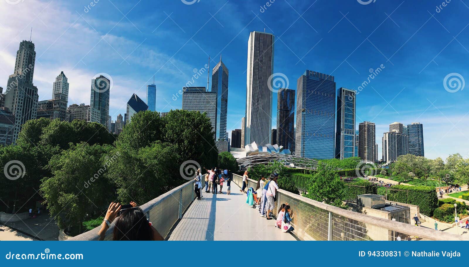 Chicago panorama editorial photo. Image of skyscrapers 94330831