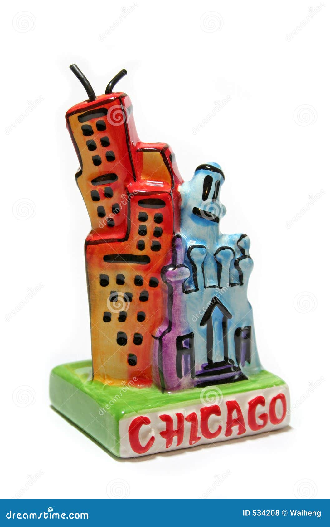 Chicago souvenir arkivfoto. Bild av skärm, minne, chicago 534208
