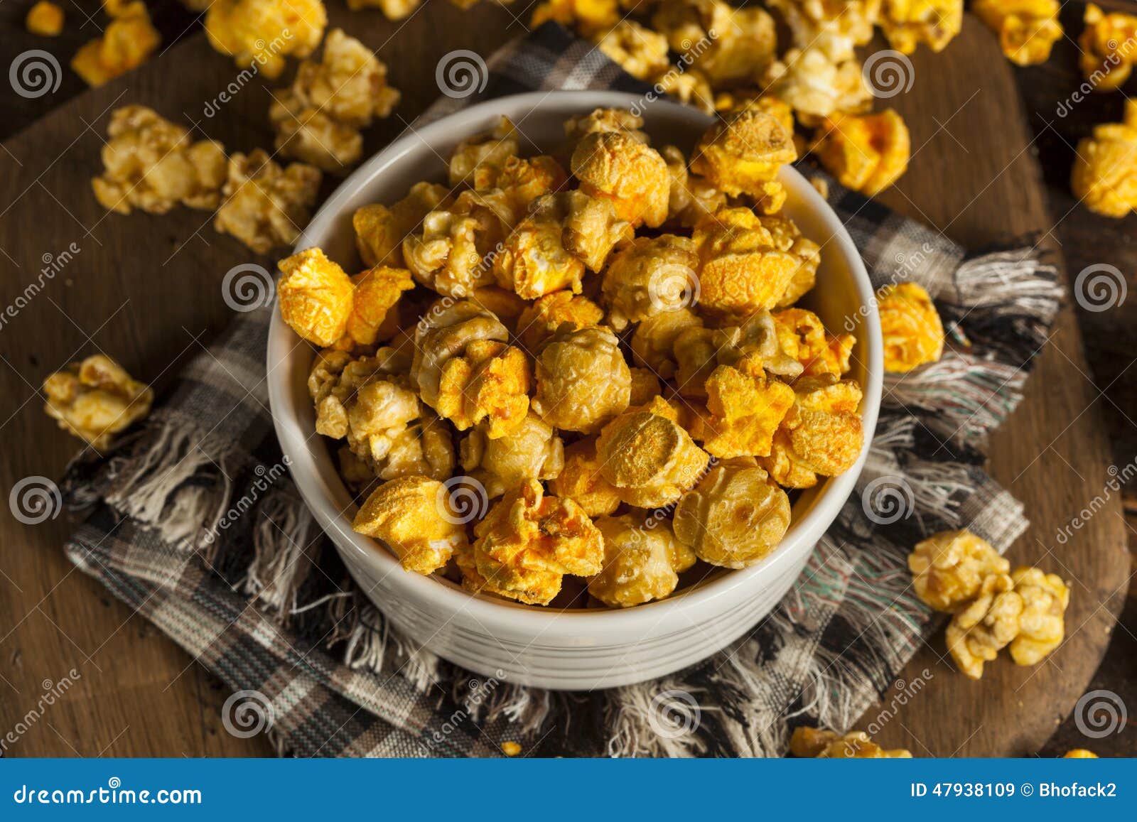 Chicago Style Caramel and Cheese Popcorn Stock Image Image of