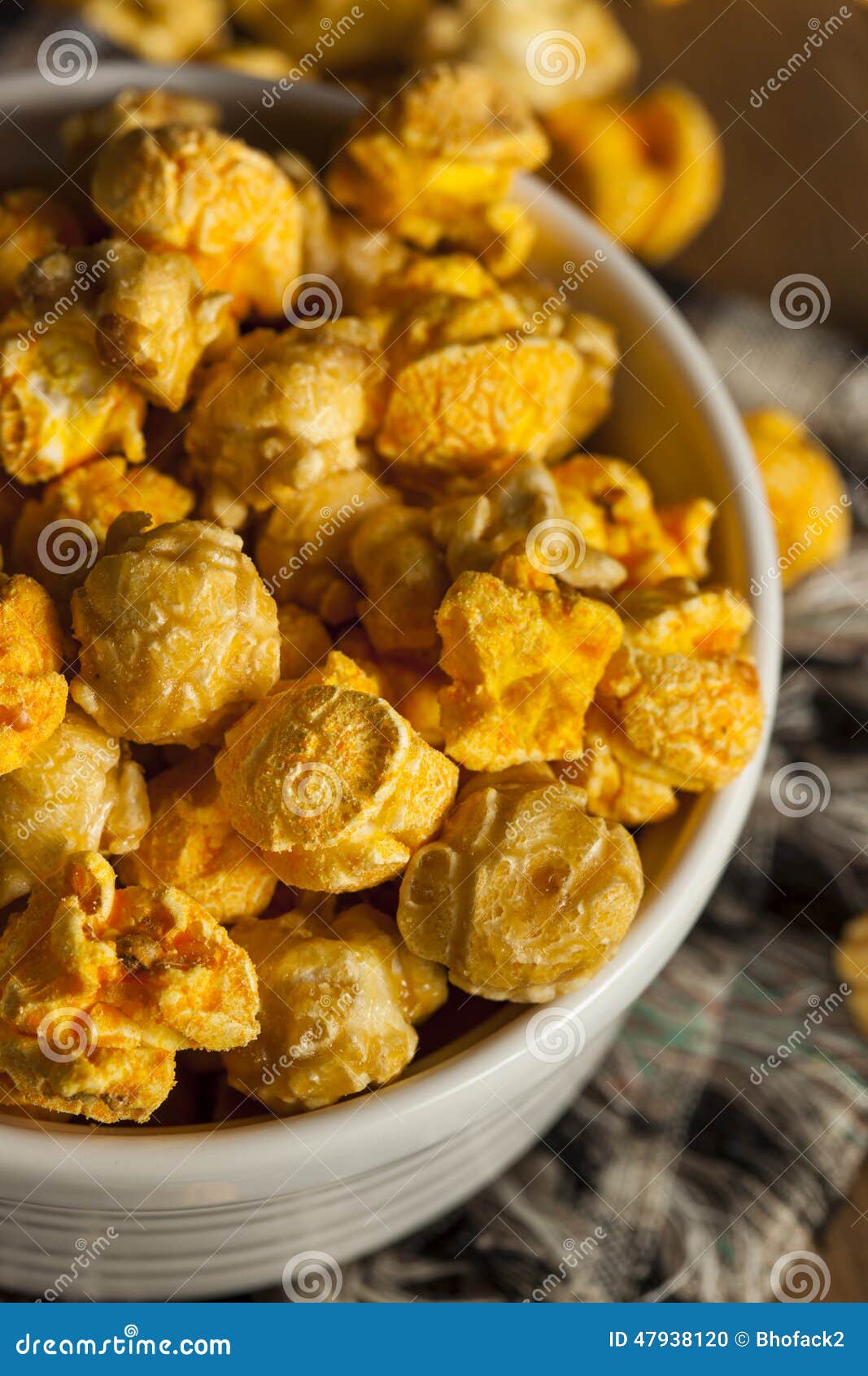 Chicago Style Caramel and Cheese Popcorn Stock Photo Image of maize
