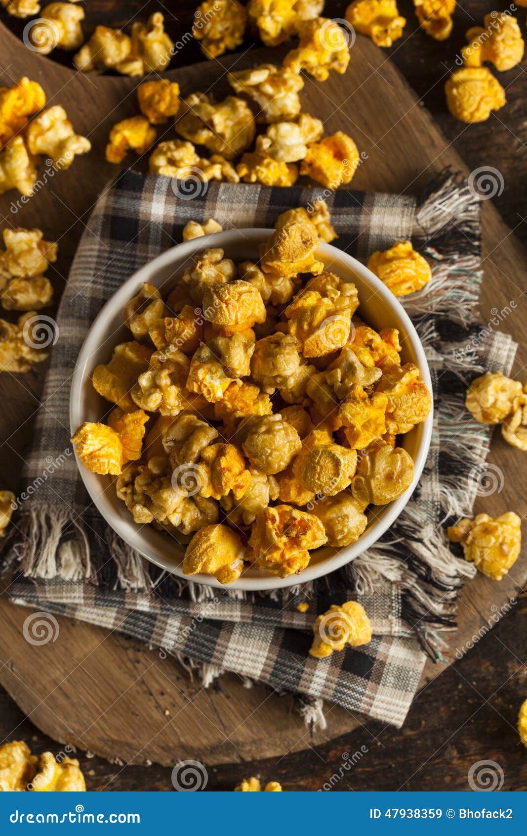 Chicago Style Caramel and Cheese Popcorn Stock Image Image of food