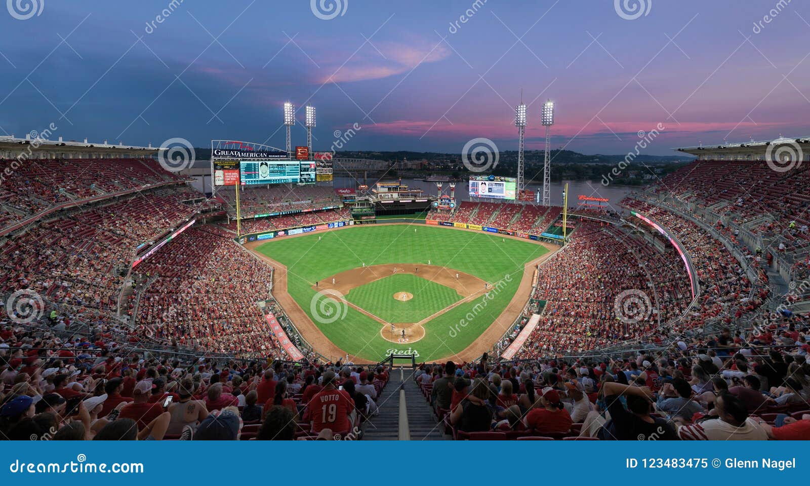 Great American Ball Park in Cincinnati Editorial Image - Image of infield, baseball: 123483475 Great American Ball Park in Cincinnati Editorial Image - Image of infield, baseball: 123483475