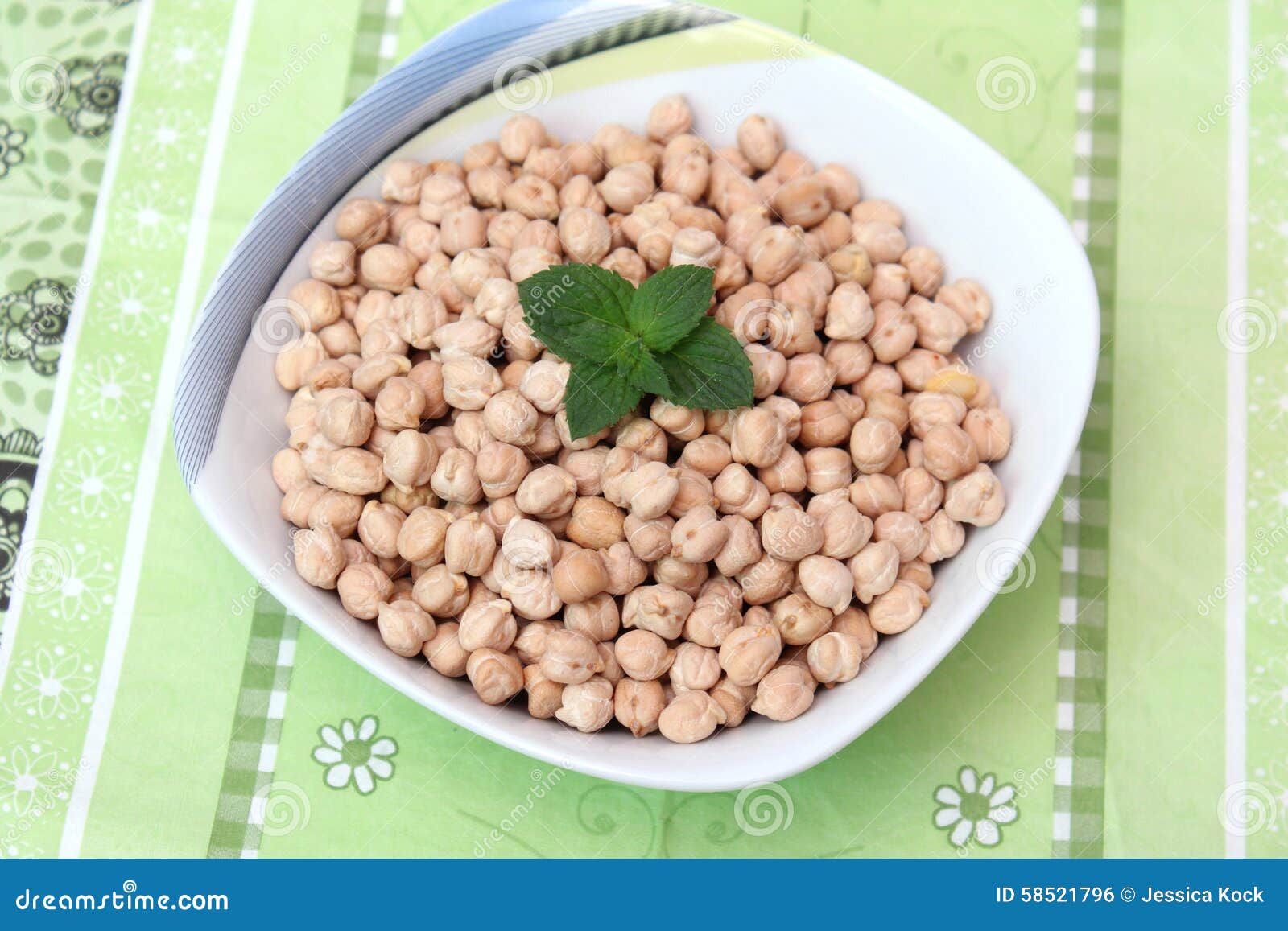 Chick peas stock photo. Image of dried, vegetable, chickpeas 58521796