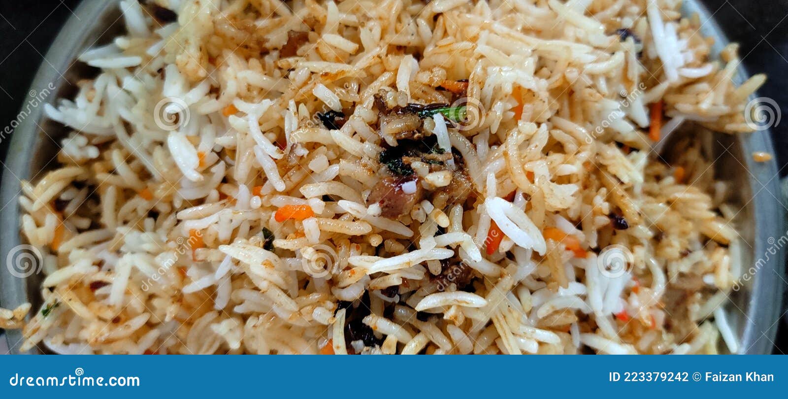 Egg Biryani An Indian Basmati Rice Cooked With Egg RoyaltyFree Stock