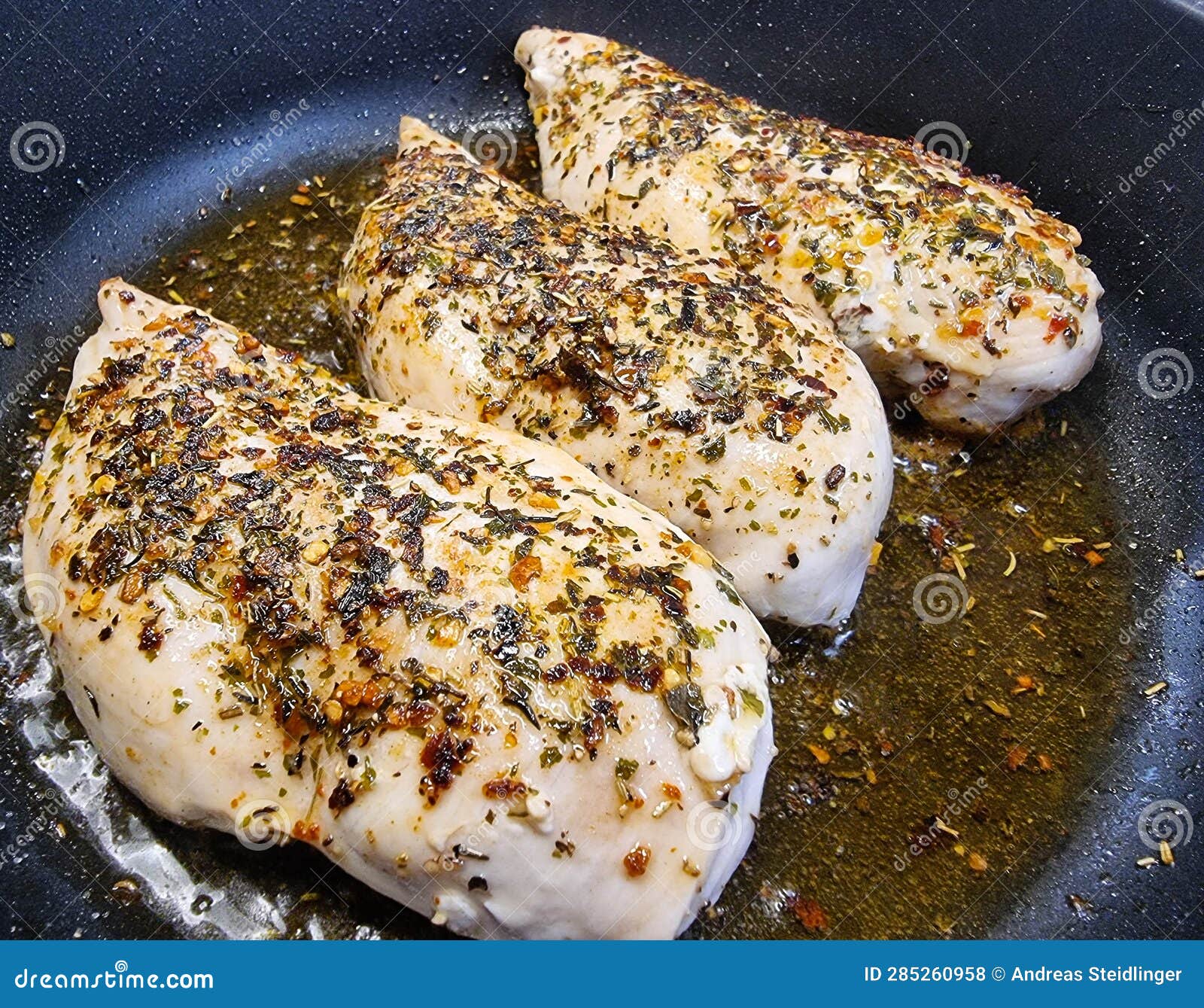 Chicken breast fillet stock photo. Image of breast, barbecue - 285260958