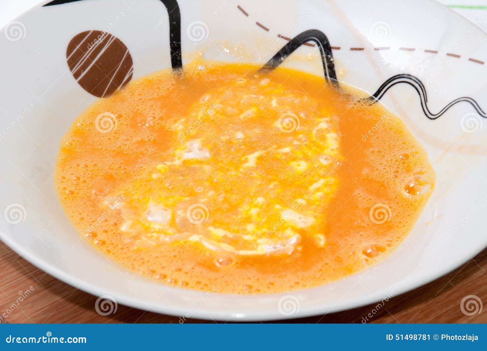 Chicken Breast Rolled in Flour and Put in Distressed Egg Stock Image