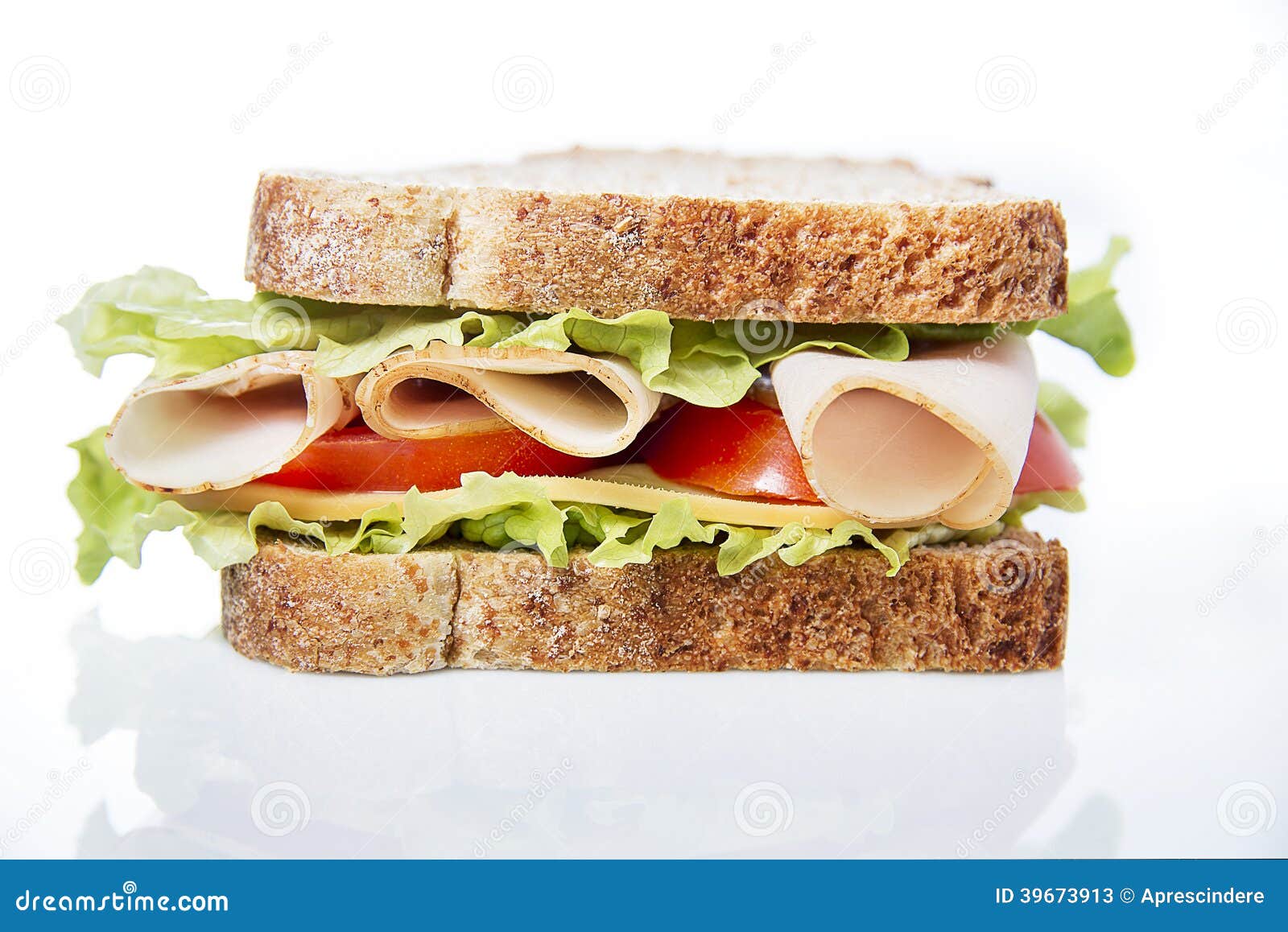 Chicken breast sandwich stock image. Image of food, healthy 39673913