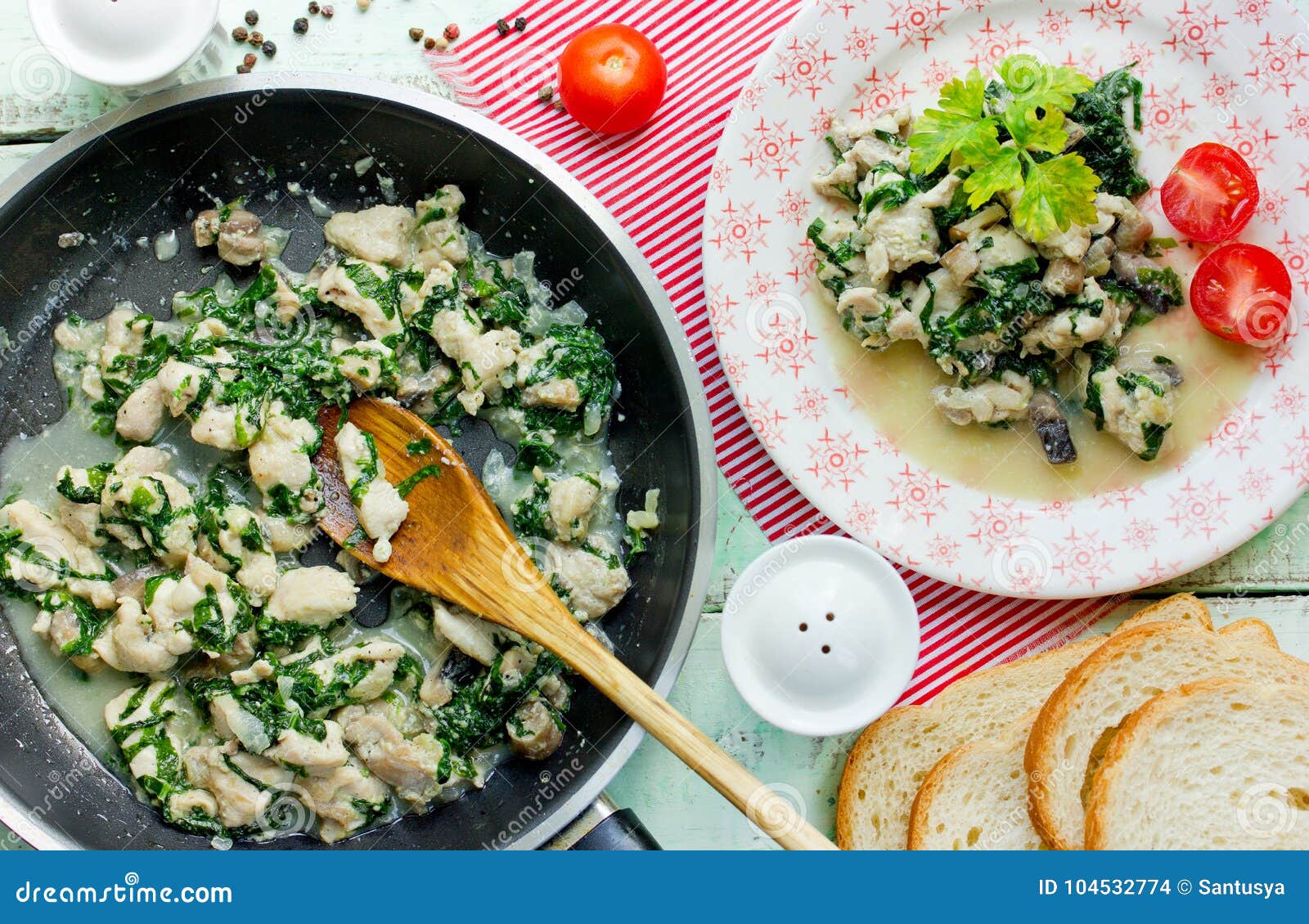1,591 Chicken Cream Sauce Spinach Stock Photos - Free & Royalty-Free