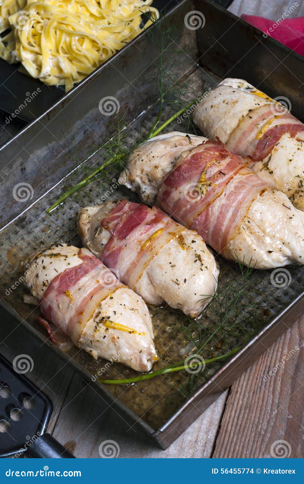 Chicken Breast Wrapped in Ham Stock Photo Image of wrapped, cuisine
