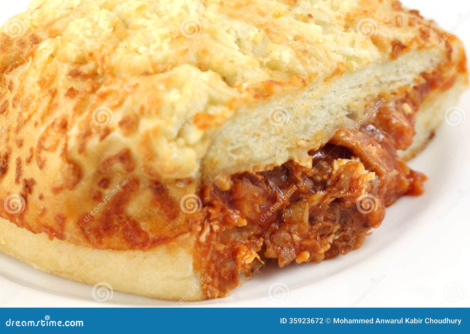 Chicken cheese puff stock photo. Image of delicious, dish 35923672