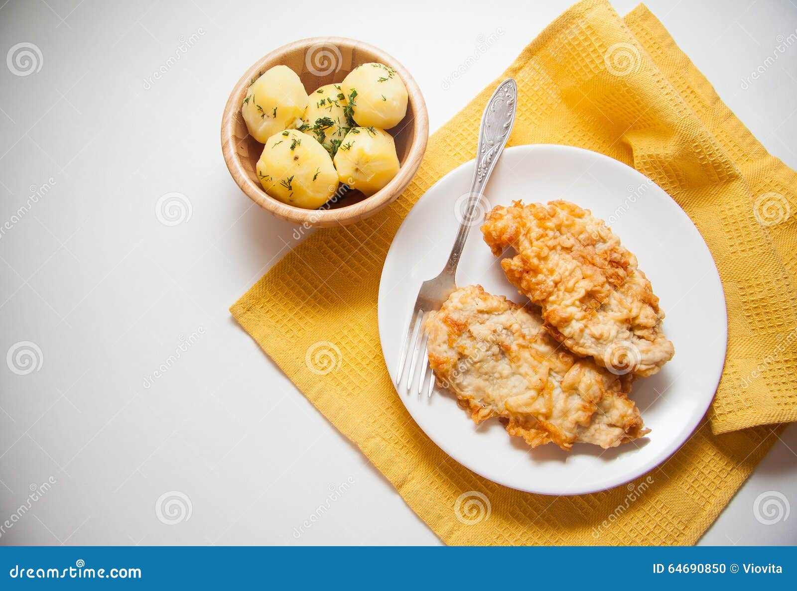 Chicken chops stock photo. Image of breast, fried, cheese 64690850