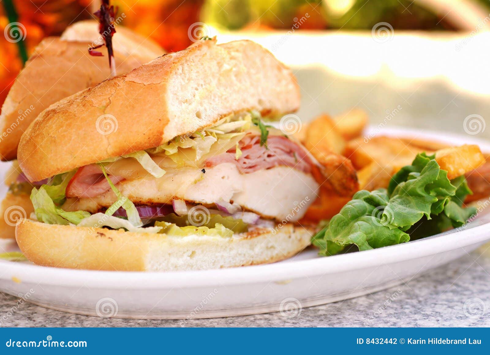 chicken cordon bleu sandwich