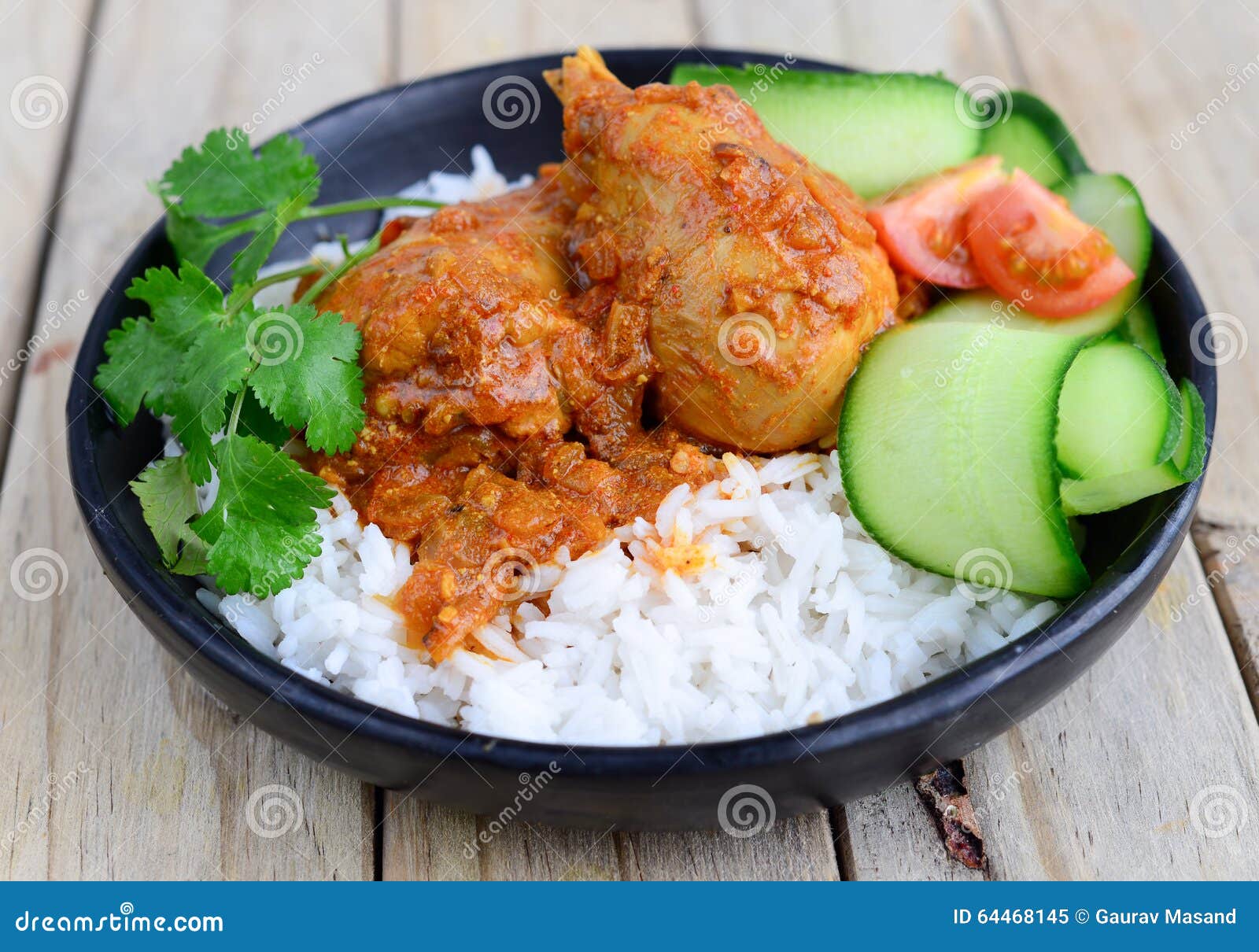 Basmati Rice Pulao Or Pulav With Chana, Or Vegetable Rice Dish Royalty