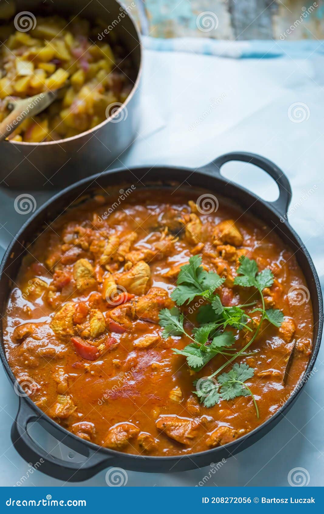 Chicken Curry, Creamy Chicken Butter Stock Photo - Image of butter