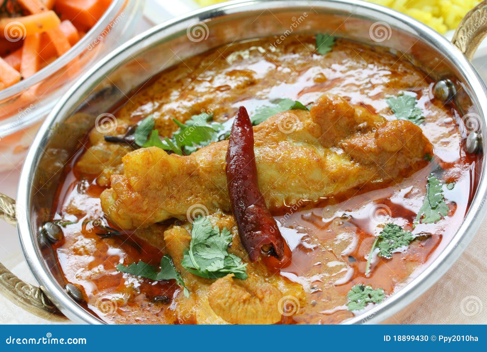 Chicken Curry , Indian Dish Stock Photo - Image of food, spicy: 18899430