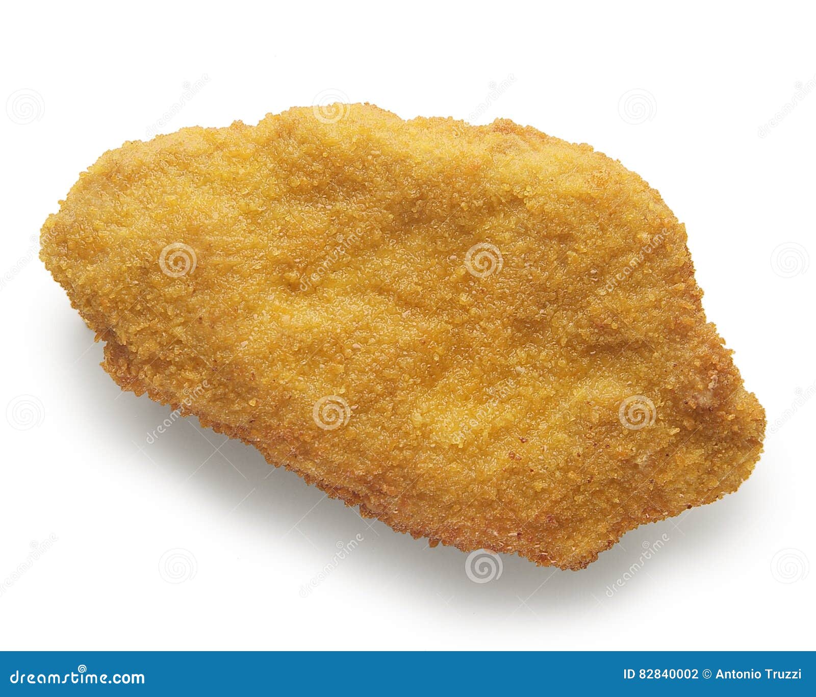 Chicken cutlet breaded stock photo. Image of breaded 82840002