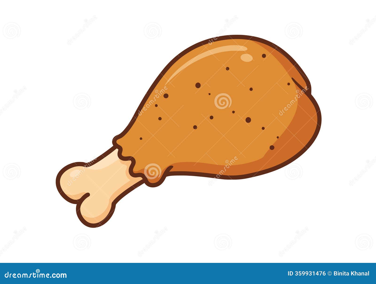 Chicken Drumstick Clip Art. Stock Photo - Illustration of delicious,  cuisine: 359931476, image size:1600x1210