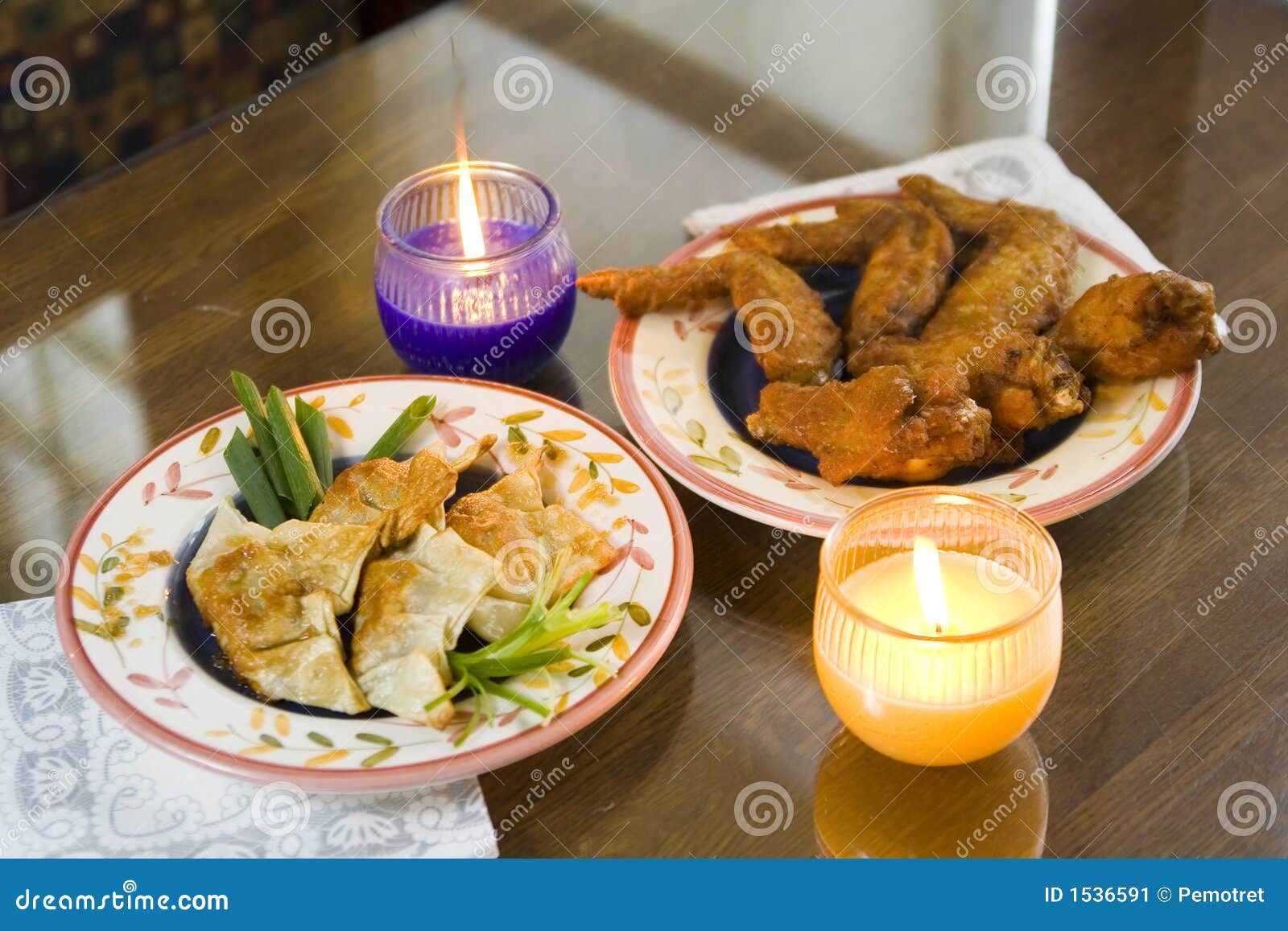 Chicken Dumpling and Chicken Wings Stock Image Image of dinner, gourmet 1536591