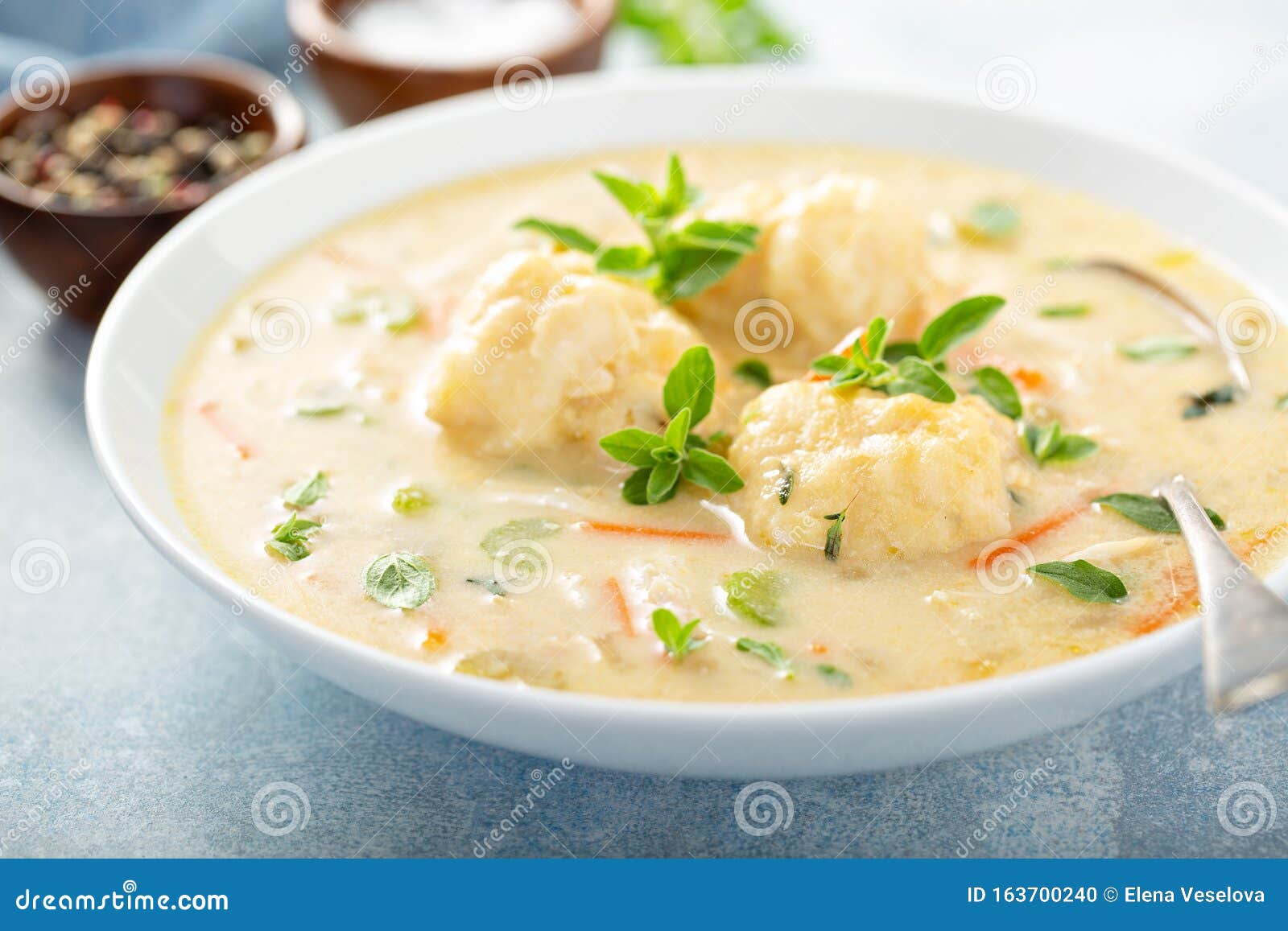 chicken dumplings soup