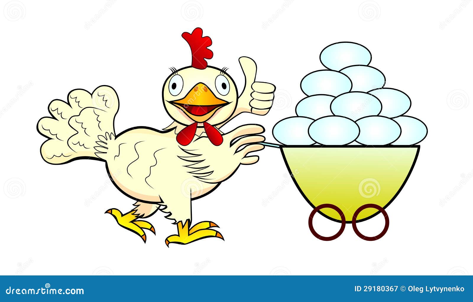 Chicken And Eggs Royalty Free Stock Photography - Image: 29180367