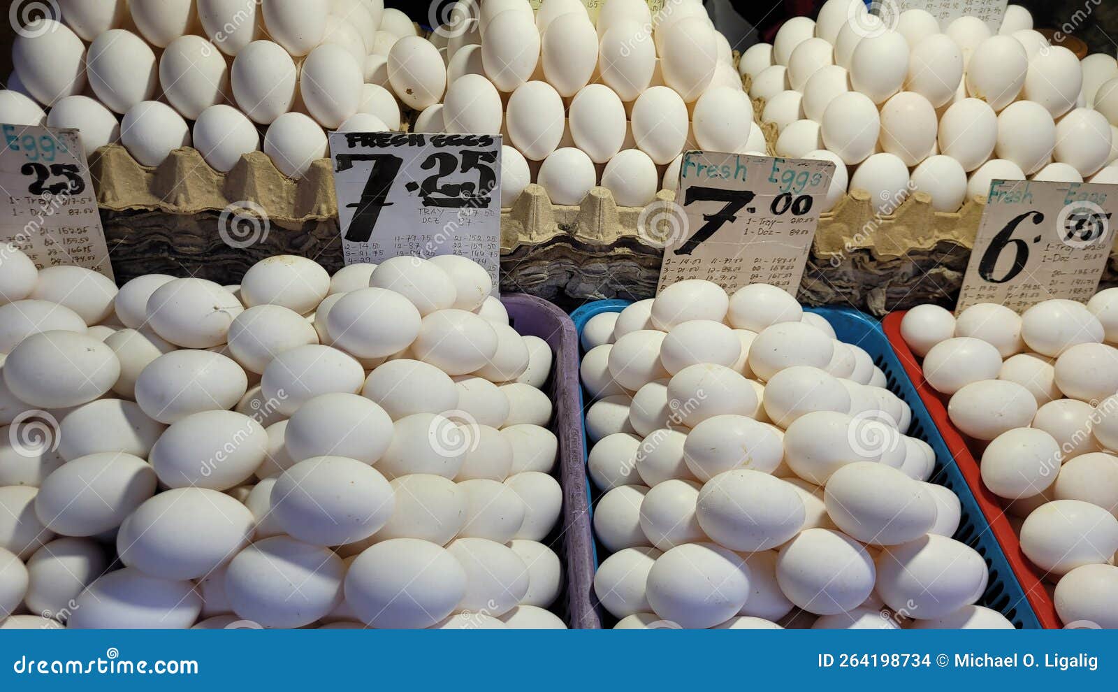 Chicken Eggs on Sale in Store Stock Photo Image of sale, chicken