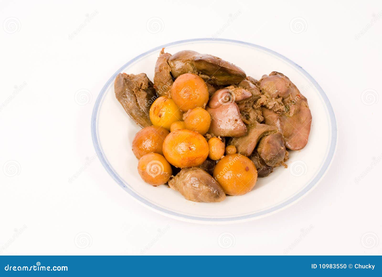 Chicken giblets stock photo. Image of snacks, edible 10983550