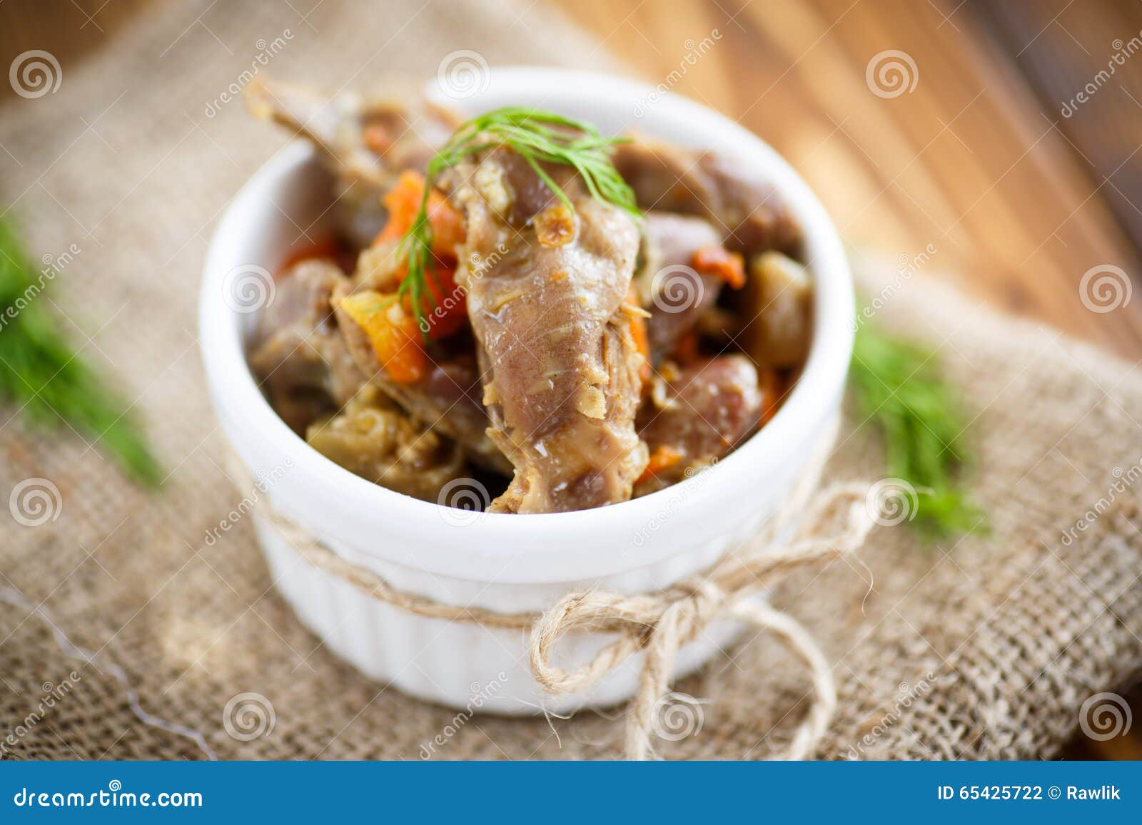 Chicken Gizzards Stewed with Vegetables Stock Photo Image of cooked