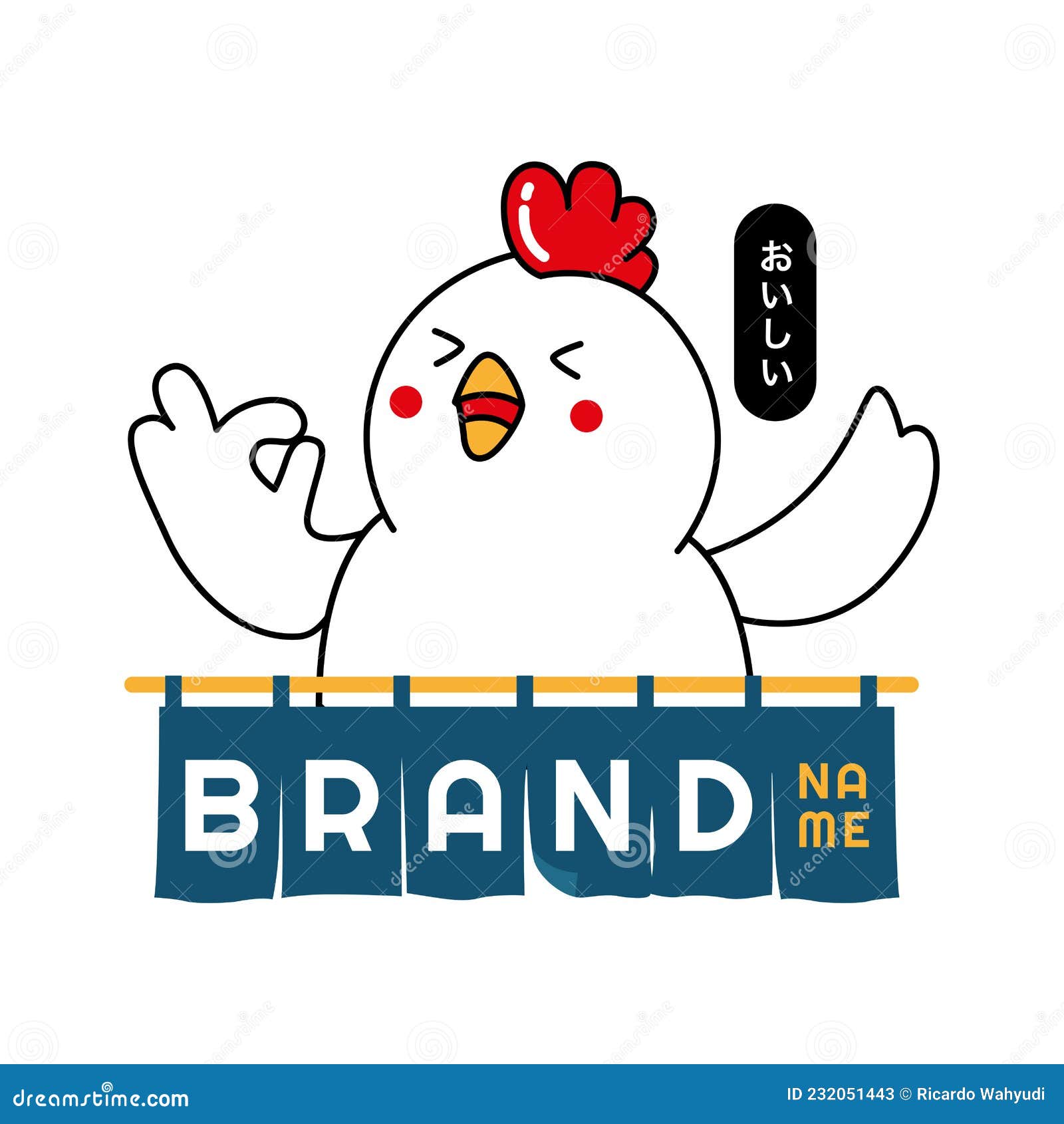 Vector Illustration Logo Design Of A Chicken Posing Delicious And Ok vector-illustration-logo-design-of-a-chicken-posing-delicious-and-ok
