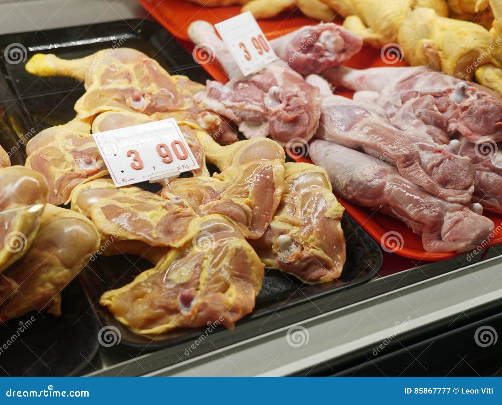 Chicken meat at market stock image. Image of retail, cooking 85867777