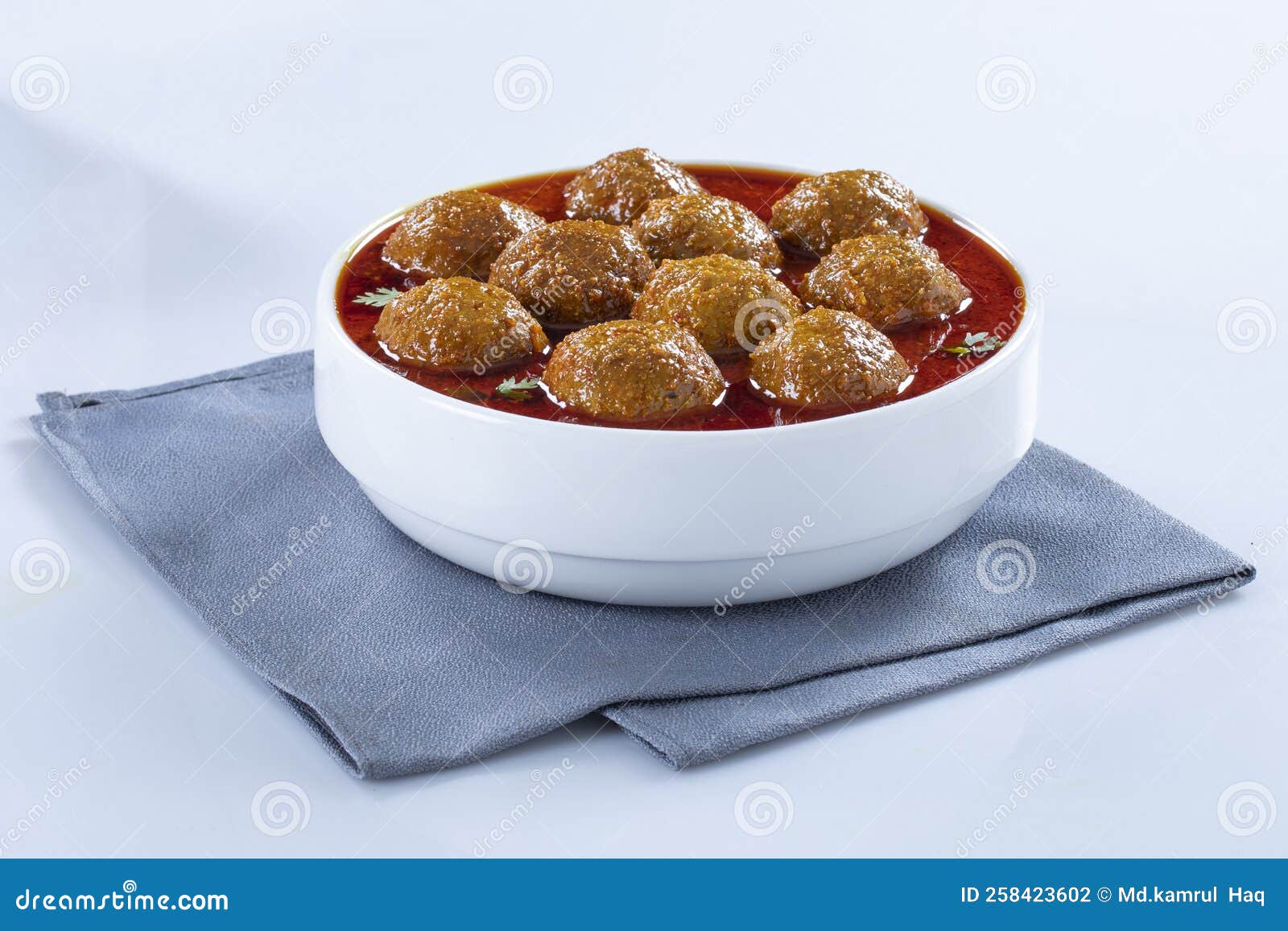 Chicken Meatballs with Glaze on White Background Stock Photo Image of